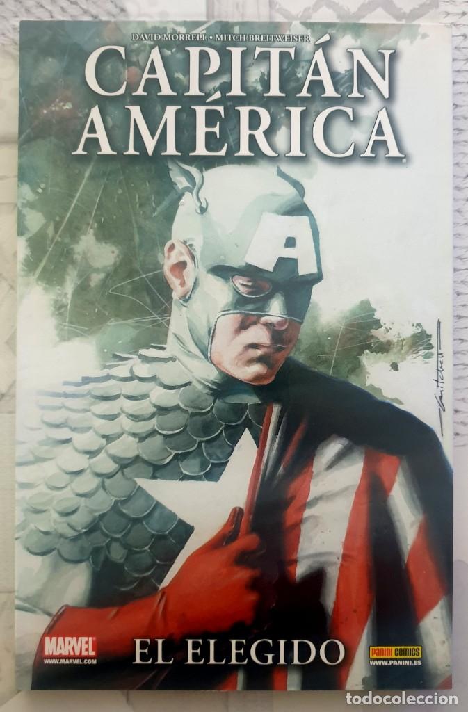 C&oacute;mics: 100% MARVEL. CAPITAN AMERICA. EL ELEGIDO. Numero &uacute;nico. Panini Comics 2008 - Foto 1
