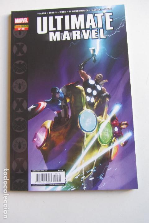 C&oacute;mics: ULTIMATE MARVEL N&ordm; 20 PANINI R&Uacute;STICA 2013 arx96 - Foto 1