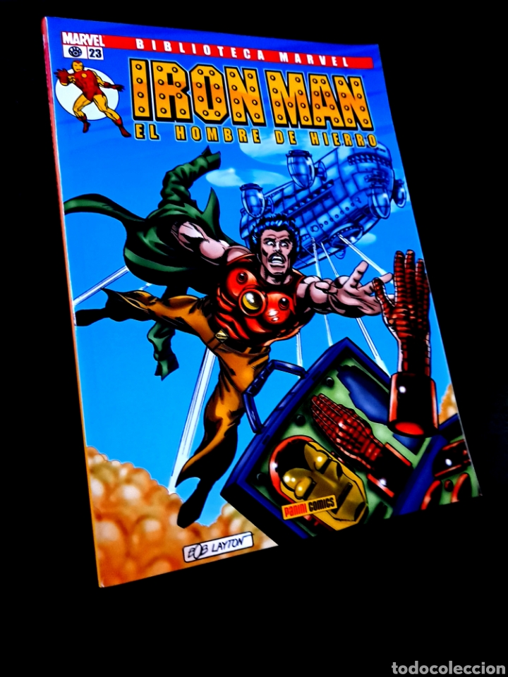 C&oacute;mics: DE KIOSCO BIBLIOTECA MARVEL IRON MAN 23 COMICS PANINI COMICS - Foto 1