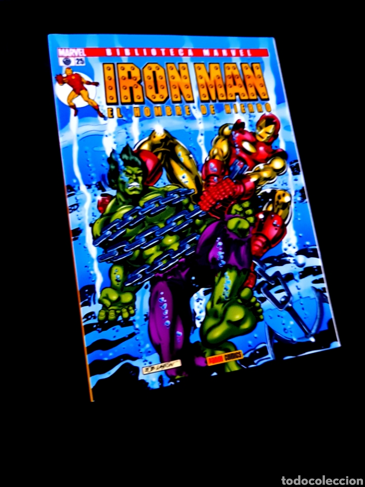 C&oacute;mics: DE KIOSCO BIBLIOTECA MARVEL IRON MAN 25 COMICS PANINI COMICS - Foto 1