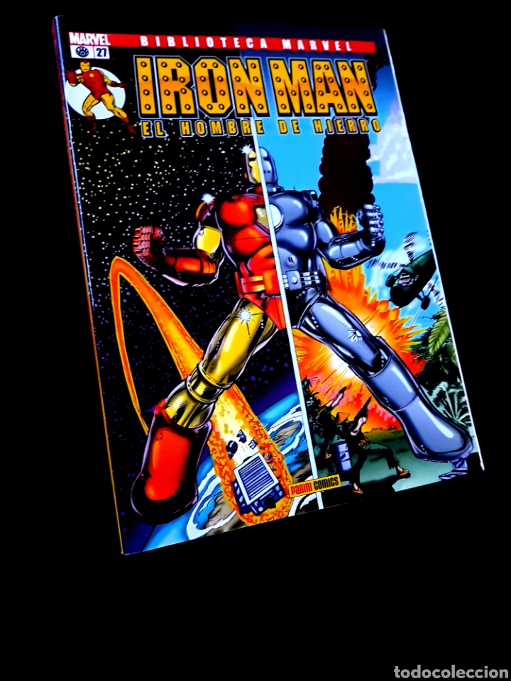 C&oacute;mics: DE KIOSCO BIBLIOTECA MARVEL IRON MAN 27 COMICS PANINI COMICS - Foto 1