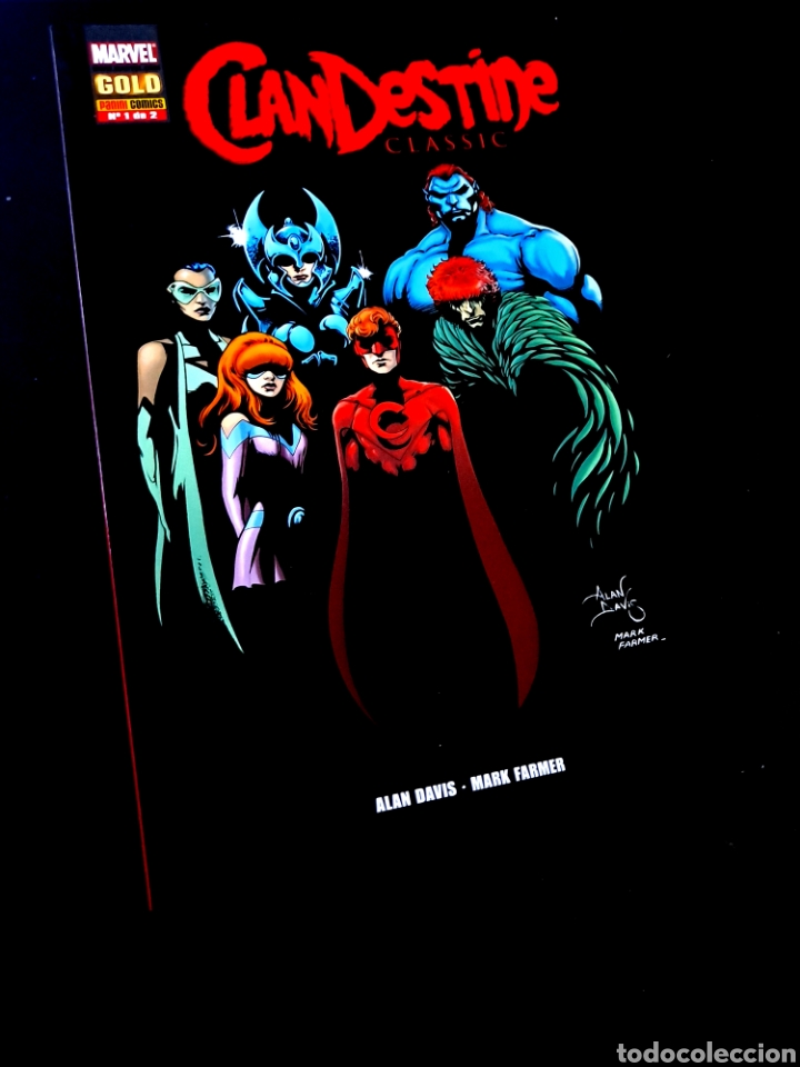 C&oacute;mics: EXCELENTE ESTADO CLANDESTINO CLASSIC 1 GOLD MARVEL COMICS PANINI - Foto 1