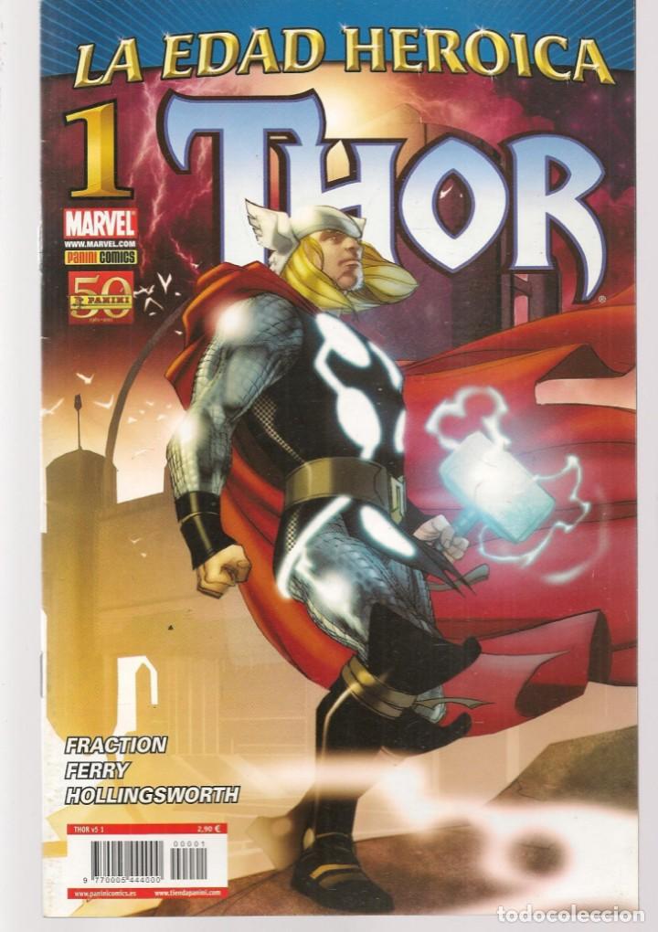 C&oacute;mics: THOR. VOL. V. LA EDAD HER&Oacute;ICA. N&ordm; 1. MARVEL / PANINI COMICS.(ST/A19) - Foto 1