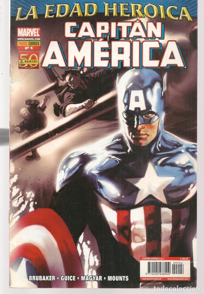 C&oacute;mics: CAPIT&Aacute;N AM&Eacute;RICA. V. 8. N&ordm; 4. MARVEL / PANINI COMICS.(ST/A19) - Foto 1