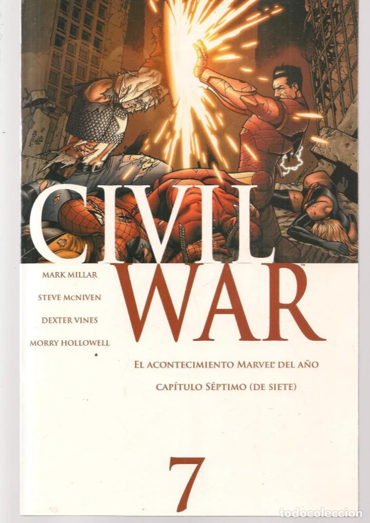 C&oacute;mics: CIVIL WAR. N&ordm; 7. MARVEL / PANINI COMICS.(ST/A19) - Foto 1
