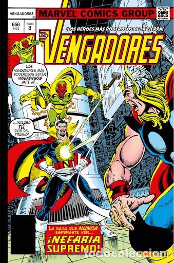 C&oacute;mics: MARVEL GOLD OMNIGOLD - LOS VENGADORES N&ordm; 8 NEFARIA SUPREMO - PANINI - IMPECABLE PRECINTADO - MTFA