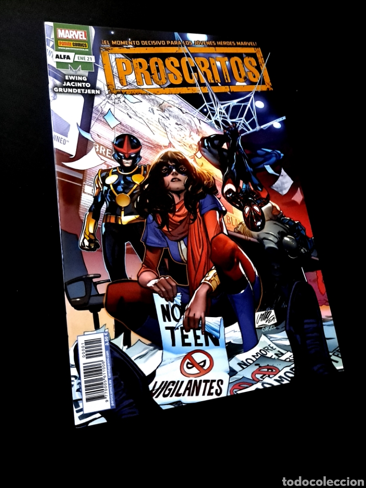 C&oacute;mics: DE KIOSCO PROSCRITOS ALFA ENERO 21 PANINI COMICS MARVEL - Foto 1