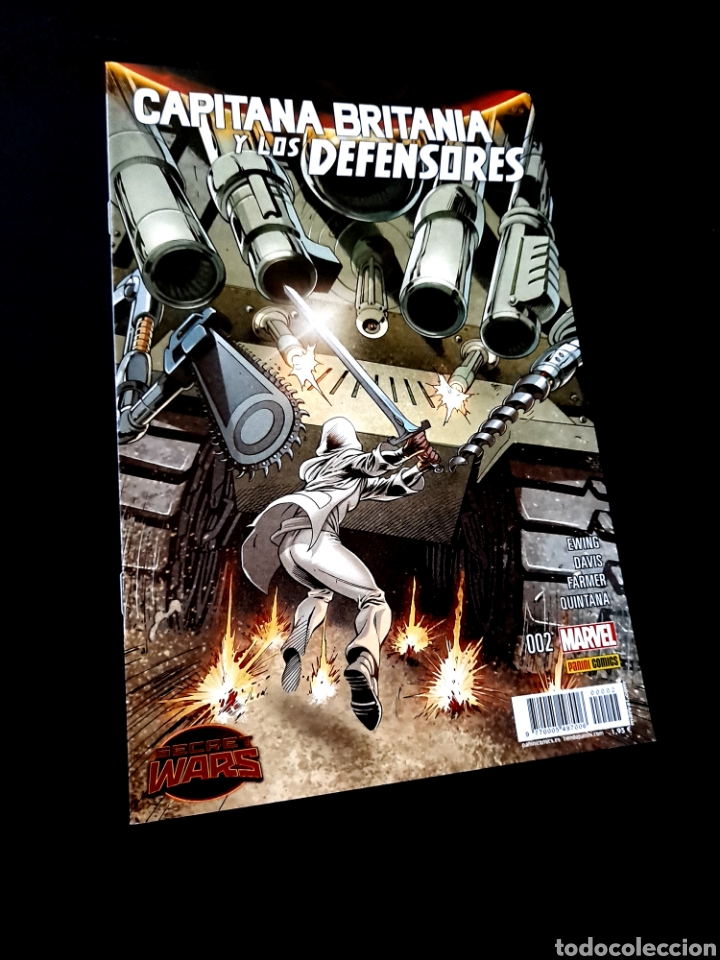 C&oacute;mics: DE KIOSCO CAPITANA BRITANIA Y LOS DEFENSORES 2 PANINI COMICS MARVEL - Foto 1