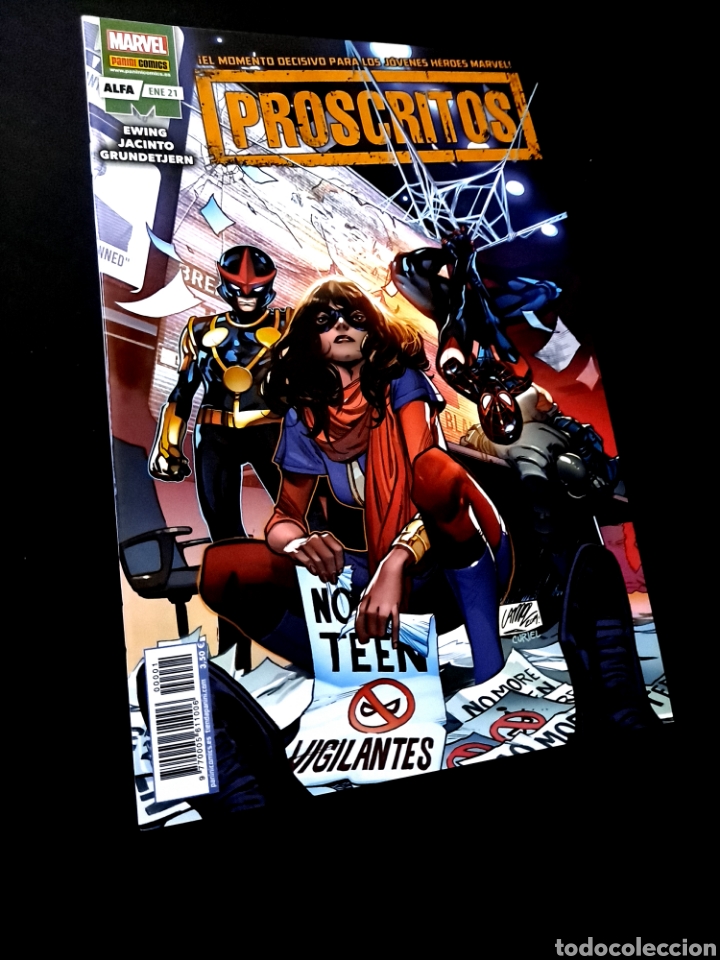 C&oacute;mics: DE KIOSCO PROSCRITOS ALFA ENERO 21 PANINI COMICS MARVEL - Foto 1
