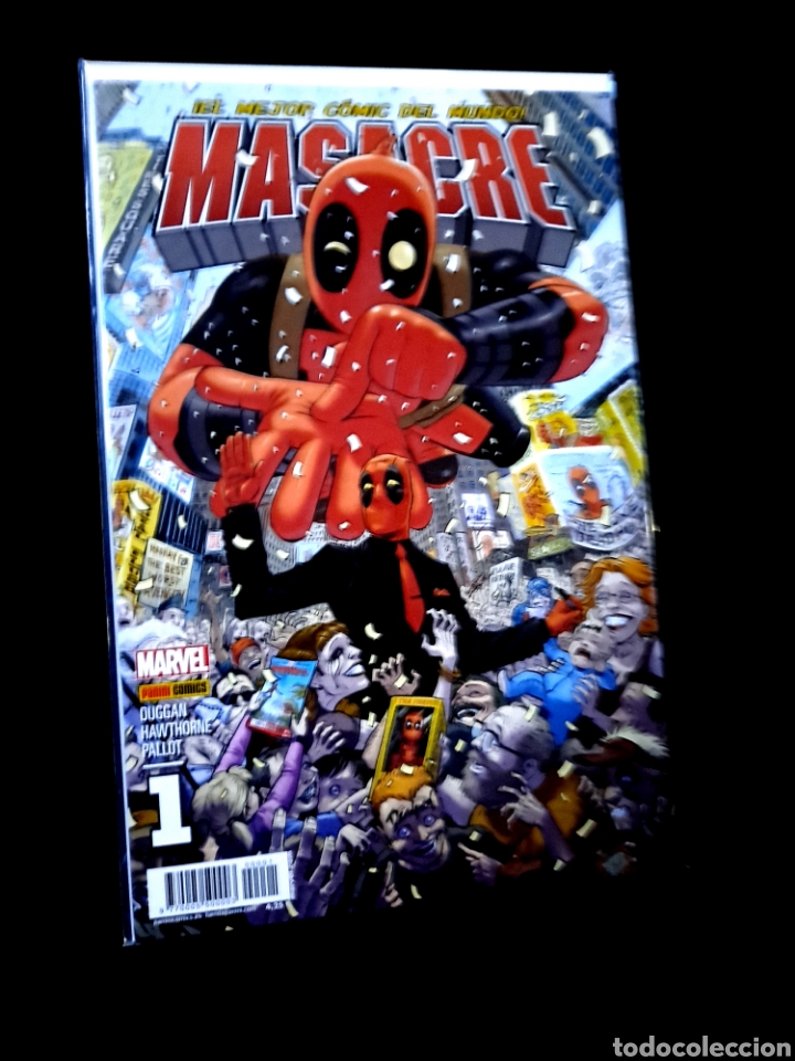 C&oacute;mics: DE KIOSCO MASACRE 1 EL MEJOR COMIC DEL MUNDO PANINI COMICS MARVEL - Foto 1