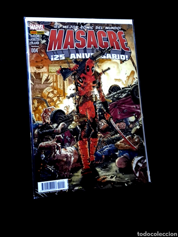 C&oacute;mics: DE KIOSCO MASACRE 4 EL MEJOR COMIC DEL MUNDO PANINI COMICS MARVEL - Foto 1