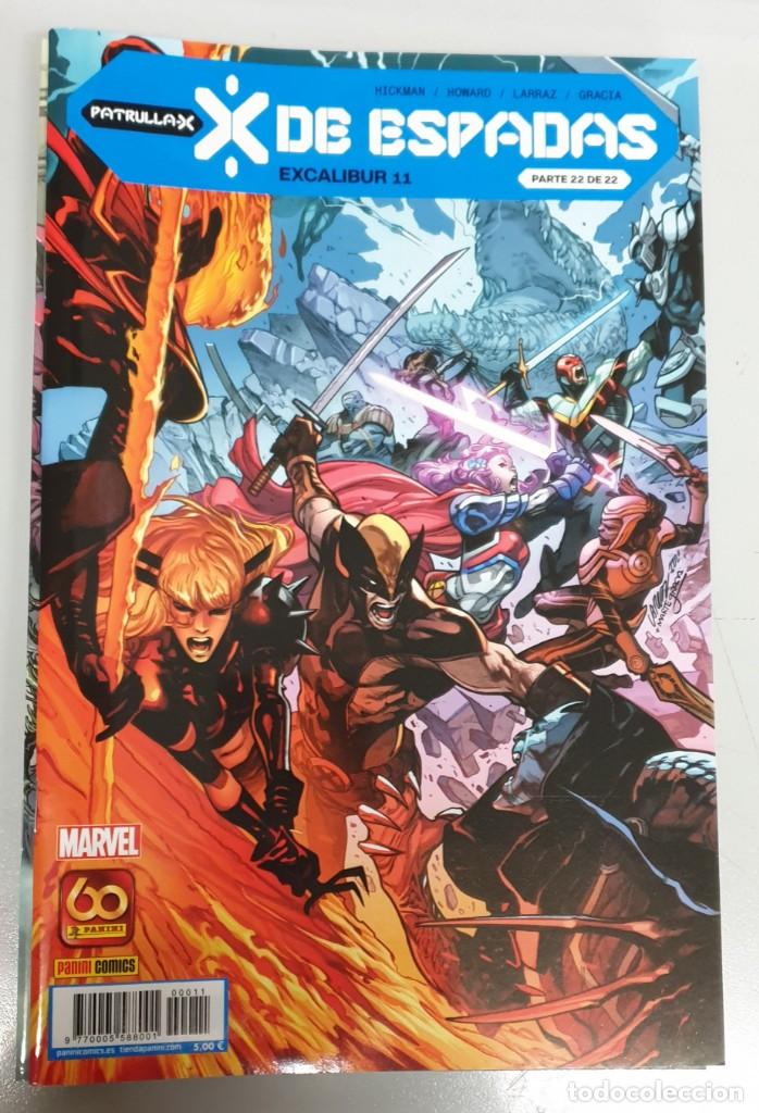 C&oacute;mics: EXCALIBUR N&ordm; 11 - X DE ESPADAS N&ordm; 22 / JONATHAN HICKMAN / MARVEL - PANINI - Foto 1