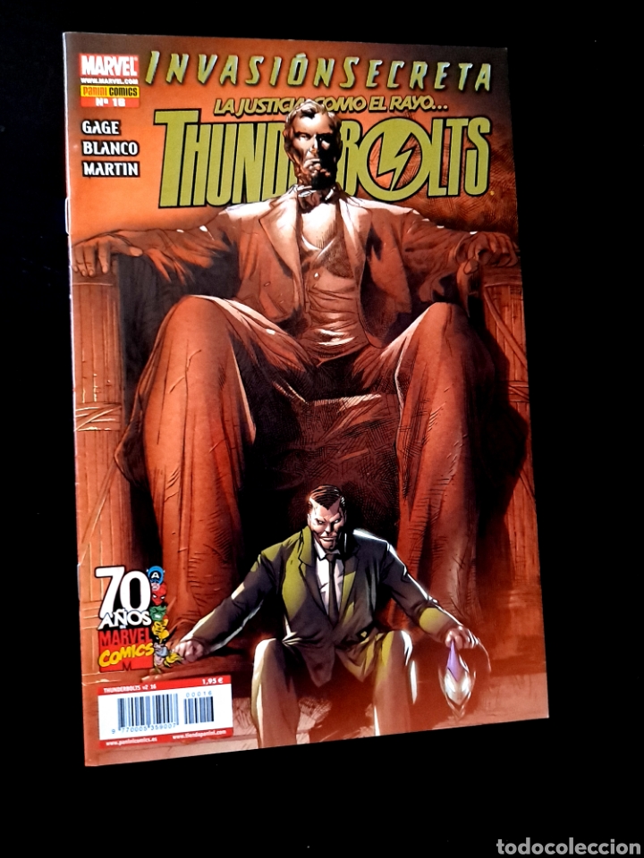 C&oacute;mics: DE KIOSCO THUNDERBOLTS 16 PANINI COMICS MARVEL - Foto 1
