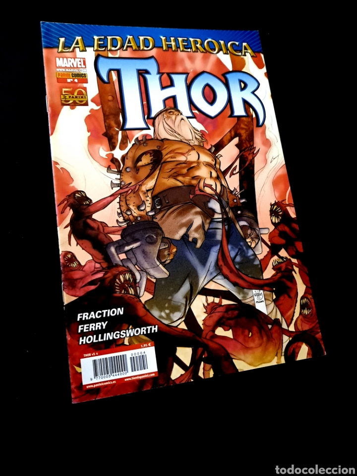 C&oacute;mics: CASI EXCELENTE ESTADO THOR 4 LA EDAD HEROICA PANINI COMICS MARVEL - Foto 1