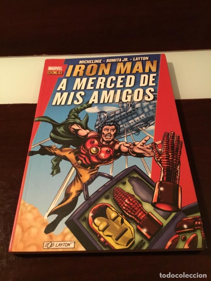C&oacute;mics: MARVEL GOLD: IRON MAN - A MERCED DE MIS AMIGOS - TOMO - PANINI - Foto 1