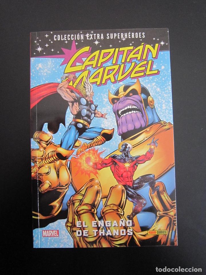 C&oacute;mics: COMIC - MARVEL - CAPITAN MARVEL (EL ENGA&Ntilde;O DE THANOS) - COLECCI&Oacute;N EXTRA SUPERH&Eacute;ROES - 2014 - PANINI - Foto 1