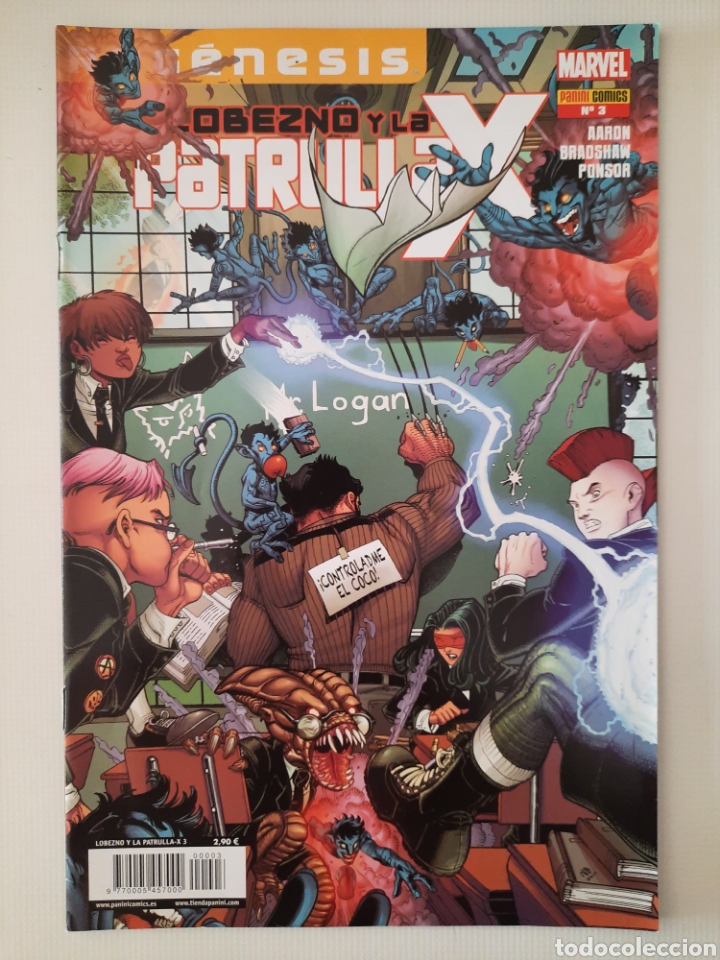 C&oacute;mics: LOBEZNO Y LA PATRULLA-X N&ordm; 3 - GRAPA MARVEL PANINI - Foto 1