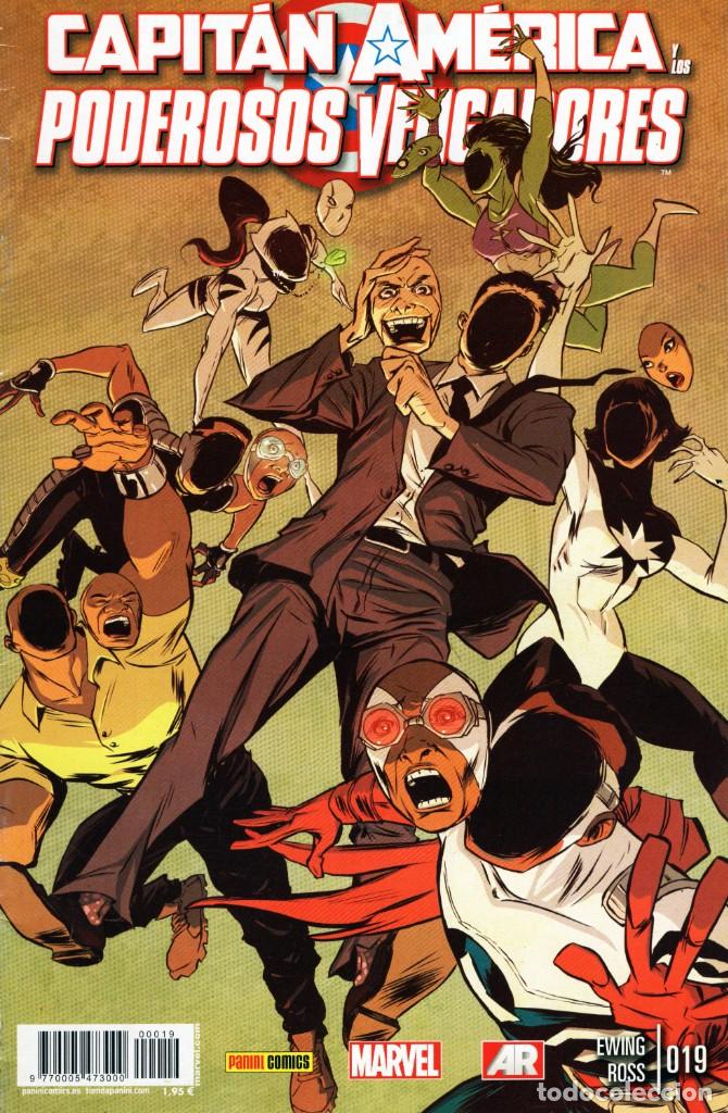 C&oacute;mics: CAPITAN AMERICA Y LOS PODEROSOS VENGADORES N&ordm; 19 - PANINI - BUEN ESTADO - Foto 1