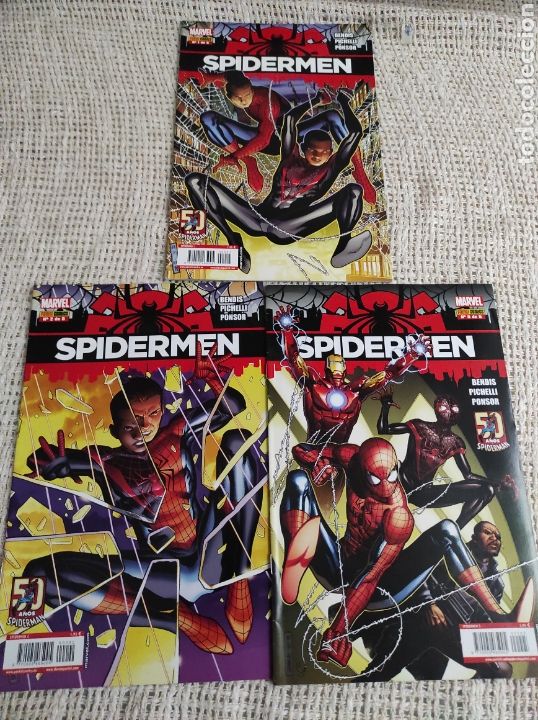 C&oacute;mics: SPIDERMEN N&ordm; 1, 2, 5 DE 5 - BENDIS & PICHELLI - Foto 1