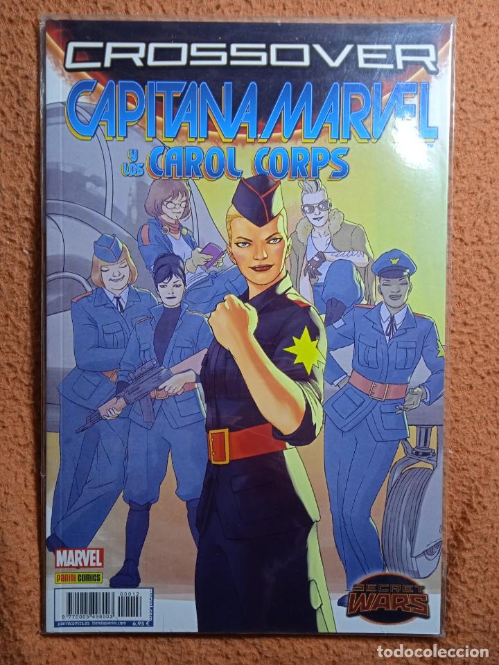 C&oacute;mics: CROSSOVER 12 - CAPITANA MARVEL Y LOS CAROL CORPS-PANINI - Foto 1