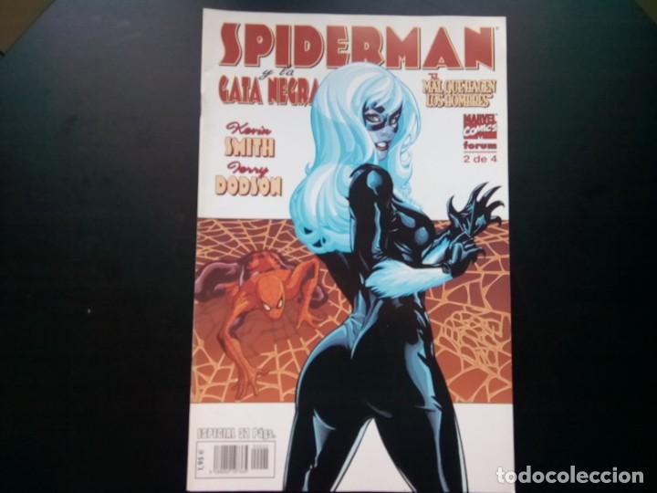 C&oacute;mics: 4-COMIC SPIDERMAN Y LA GATA NEGRA MARVEL COMICS - Foto 1