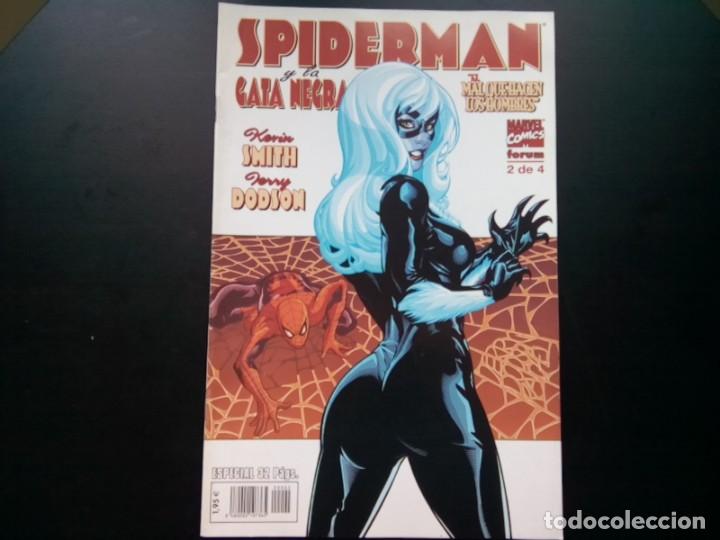 C&oacute;mics: 4-COMIC SPIDERMAN Y LA GATA NEGRA MARVEL COMICS - Foto 2