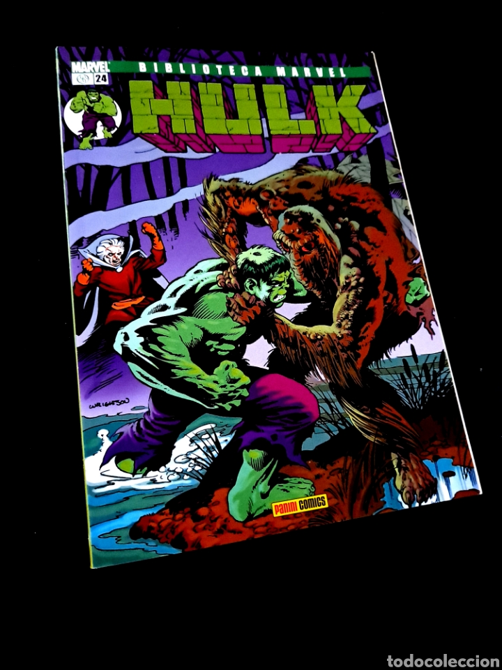C&oacute;mics: EXCELENTE ESTADO BIBLIOTECA MARVEL HULK 24 PANINI COMICS - Foto 1
