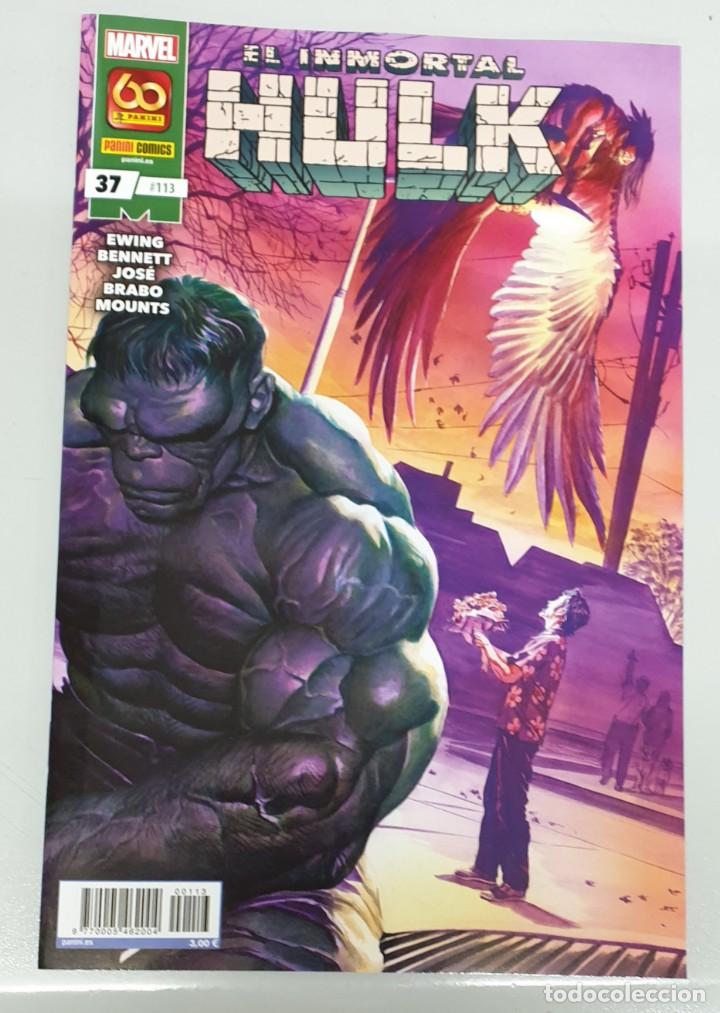 C&oacute;mics: EL INMORTAL HULK N&ordm; 37 / 113 - AL EDWING / MARVEL - PANINI - Foto 1