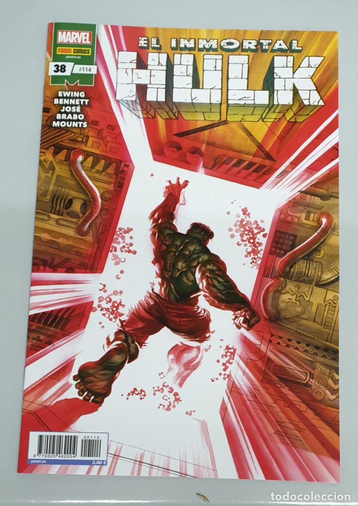 C&oacute;mics: EL INMORTAL HULK N&ordm; 38 / 114 - AL EDWING / MARVEL - PANINI - Foto 1