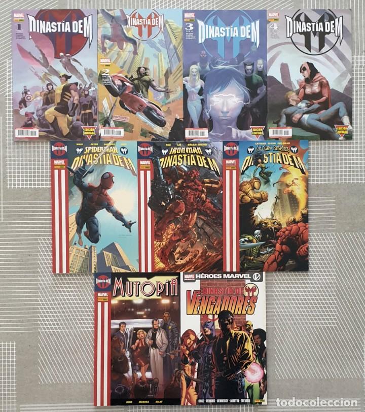 C&oacute;mics: DINASTIA DE M. Lote de 4 comics y 5 tomos. Panini Comics 2006 - Foto 1