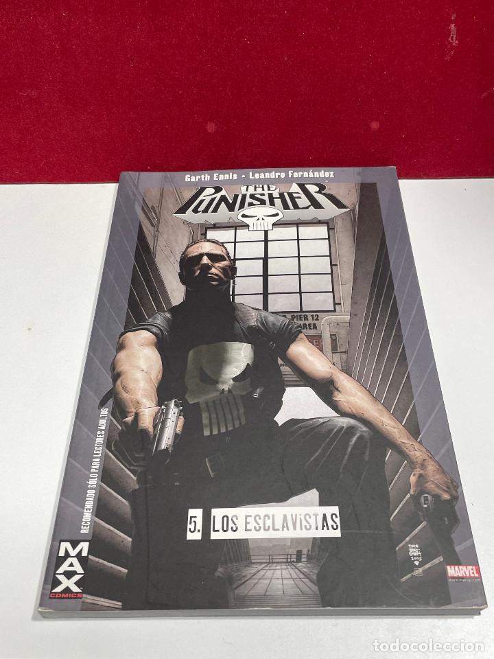 C&oacute;mics: MAX C&Oacute;MIC PANINI PUNISHER 5 LOS ESCLAVISTAS - Foto 1