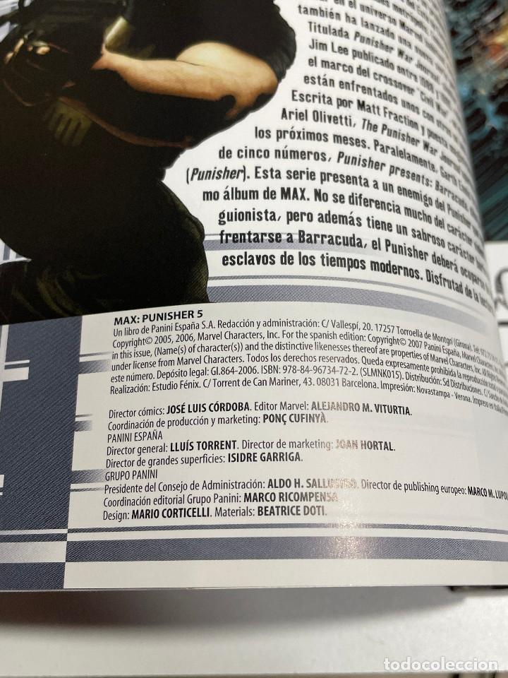 C&oacute;mics: MAX C&Oacute;MIC PANINI PUNISHER 5 LOS ESCLAVISTAS - Foto 4
