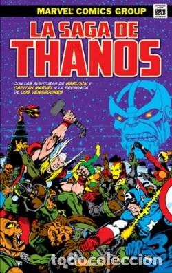C&oacute;mics: OMNIGOLD: LA SAGA DE THANOS - TOMO - PANINI - Foto 1