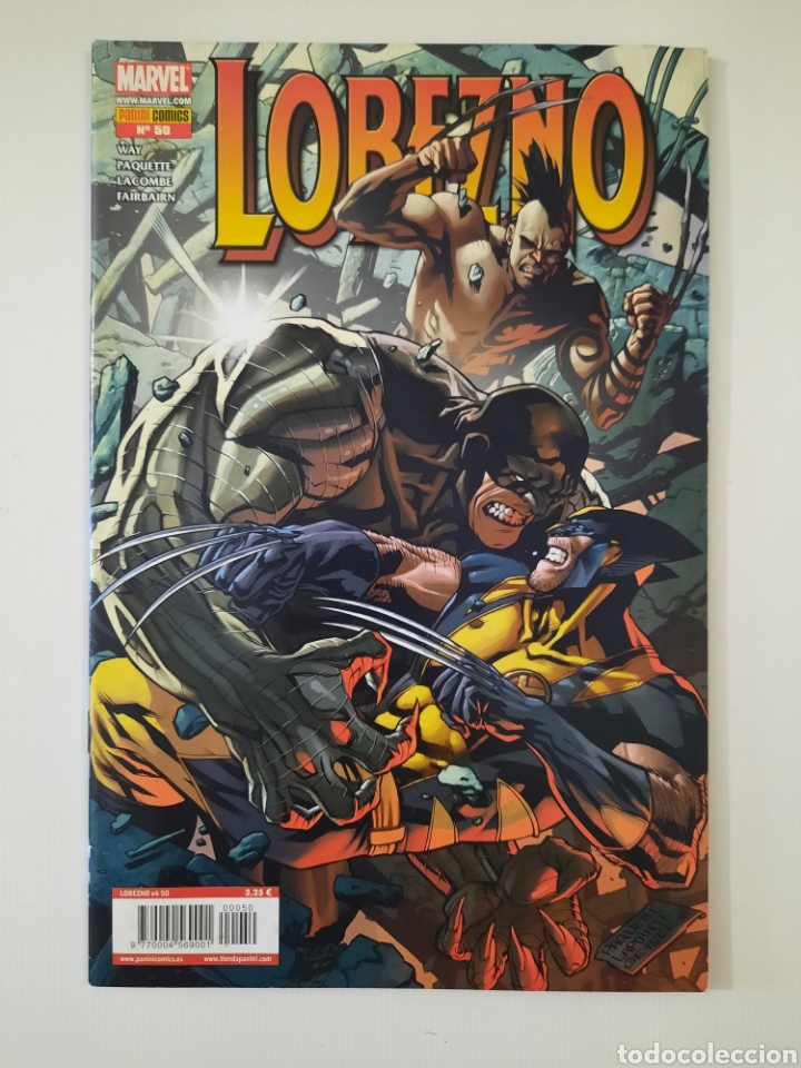 C&oacute;mics: LOBEZNO VOLUMEN 4 - N&ordm; 50 - EDICI&Oacute;N NORMAL - GRAPA PANINI - MARVEL - Foto 1