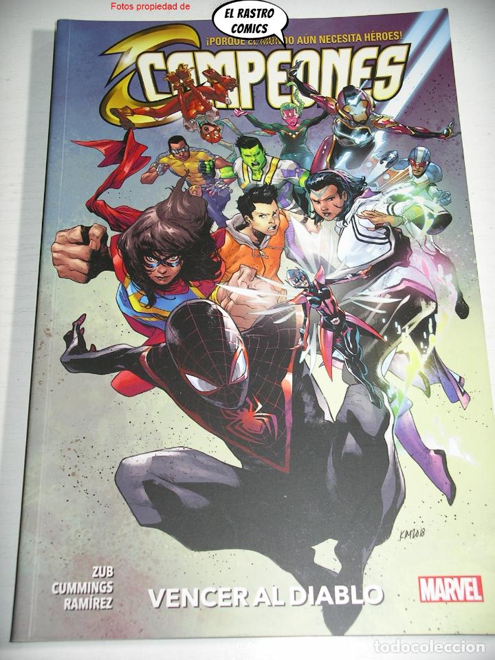 C&oacute;mics: Campeones, tomo Vencer al diablo, ed. Panini Marvel - Foto 2