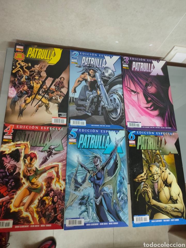 C&oacute;mics: 6x PATRULLA X 2006 MARVEL VARIANTES N&deg; 1 AL 6 - Foto 1