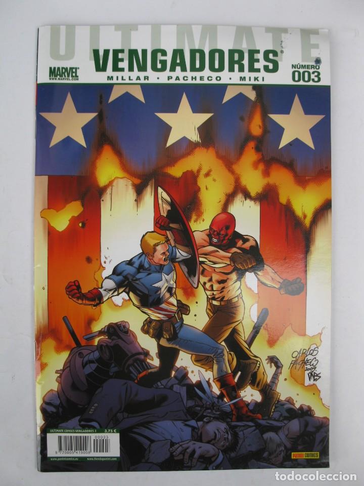 C&oacute;mics: ULTIMATE COMICS VENGADORES - A&Ntilde;O 1 - N&ordm; 3 - PANINI COMICS - A&Ntilde;O 2010. - Foto 1