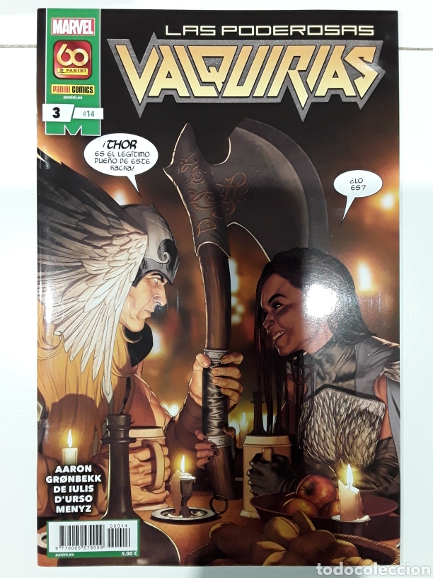 C&oacute;mics: Las poderosas Valquirias 3 / 14 (grapa) - Aaron, Gr&oslash;nbekk, De Iulis, D'Urso, Menyz - Panini /Marvel