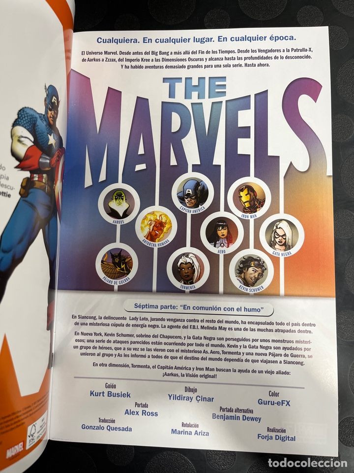 C&oacute;mics: THE MARVELS N.7 S&Eacute;PTIMA PARTE : EN COMUNI&Oacute;N CON EL HUMO ( 2021/&hellip; ) - Foto 3