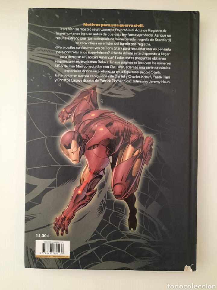 C&oacute;mics: MARVEL DELUXE - CIVIL WAR - IRON MAN - TOMO PANINI - Foto 2