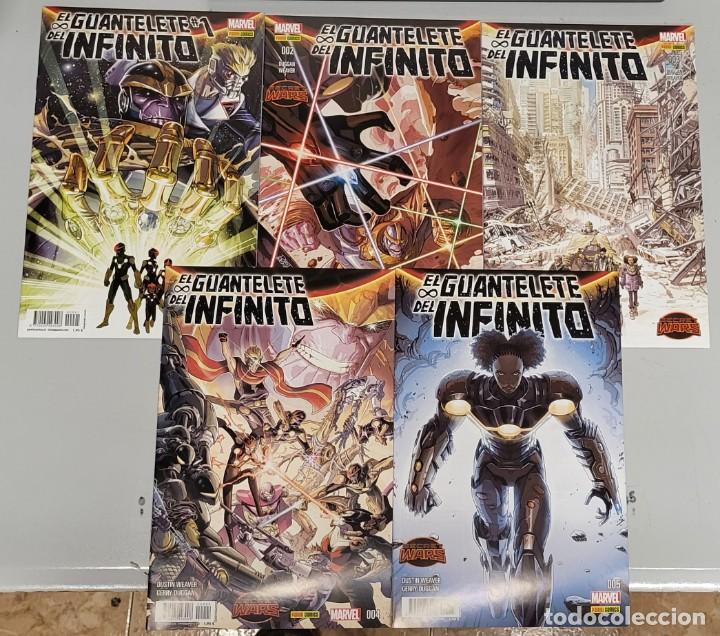 C&oacute;mics: SECRET WARS : EL GUANTELETE DEL INFINITO &iexcl; COMPLETA 5 NUMEROS ! MARVEL - PANINI