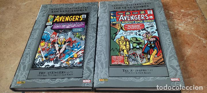 C&oacute;mics: MARVEL MASTERWORKS. LOS VENGADORES. VOLUMEN 1 & 2. - Foto 1