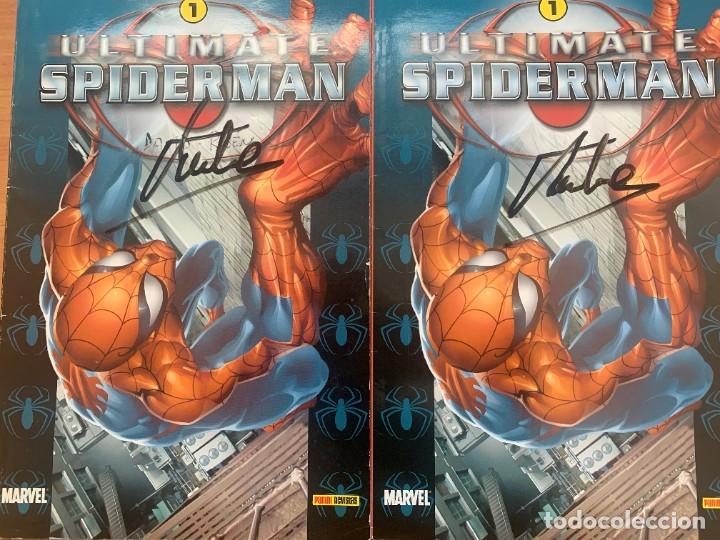 C&oacute;mics: DOS ULTIMATES SPIDERMAN N&ordm;1 CON FIRMA - Foto 1