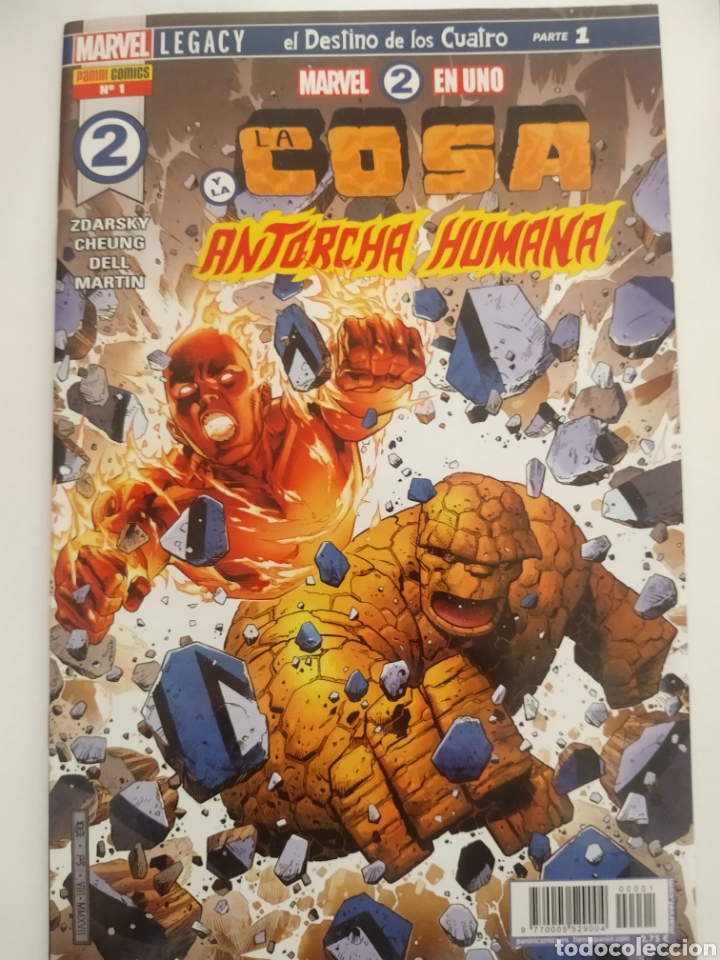 C&oacute;mics: La Cosa y La Antorcha Humana (Marvel 2 en 1) - Foto 1