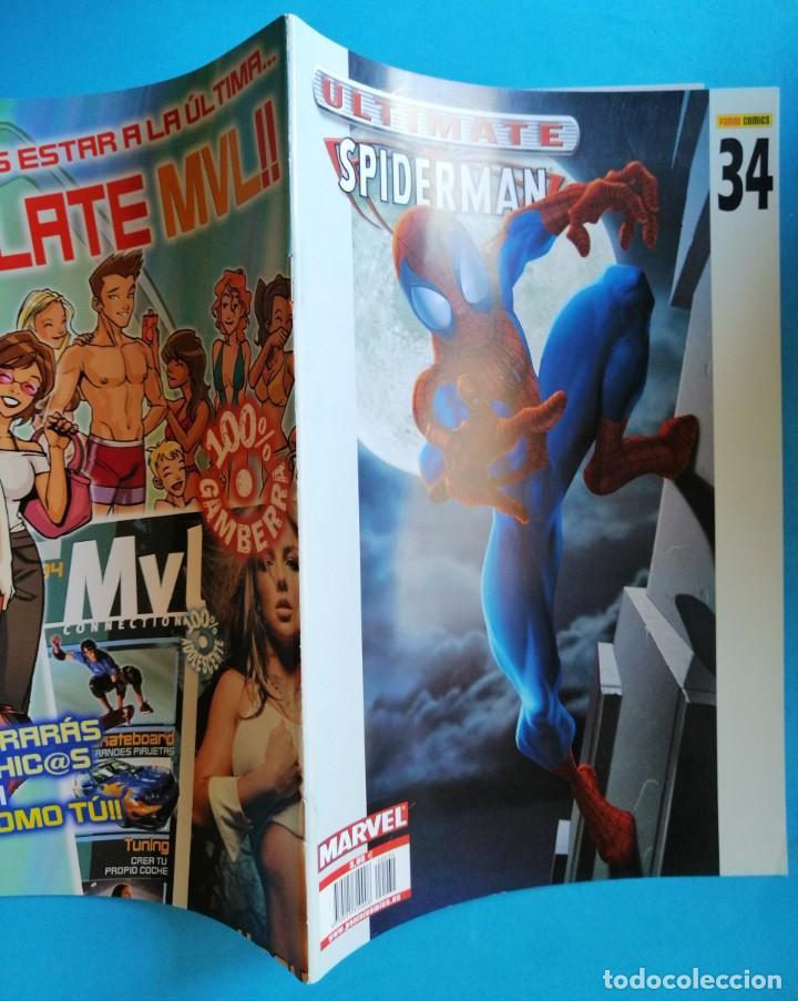 C&oacute;mics: ULTIMATE SPIDERMAN N&ordm; 34 - PANINI-MARVEL BUEN ESTADO - Foto 2