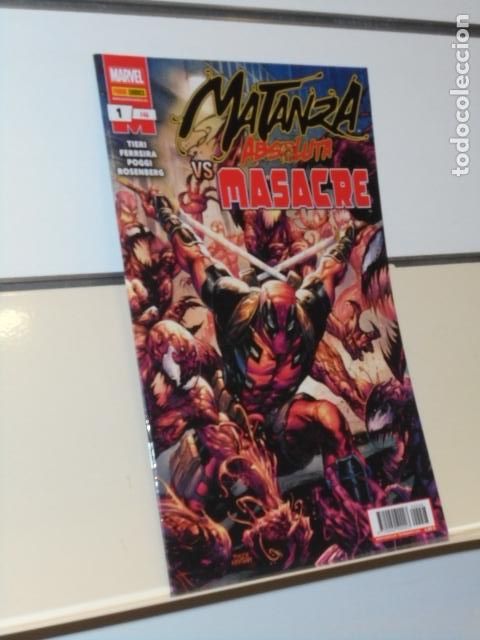 C&oacute;mics: MASACRE N&ordm; 1-46 MATANZA ABSOLUTA VS. MASACRE MARVEL - PANINI - Foto 1