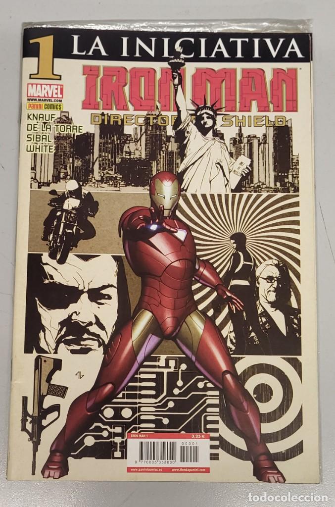 C&oacute;mics: IRON MAN DIRECTOR DE SHIELD N&ordm; 1 - KNAUF - DE LA TORRE / MARVEL - PANINI - Foto 1