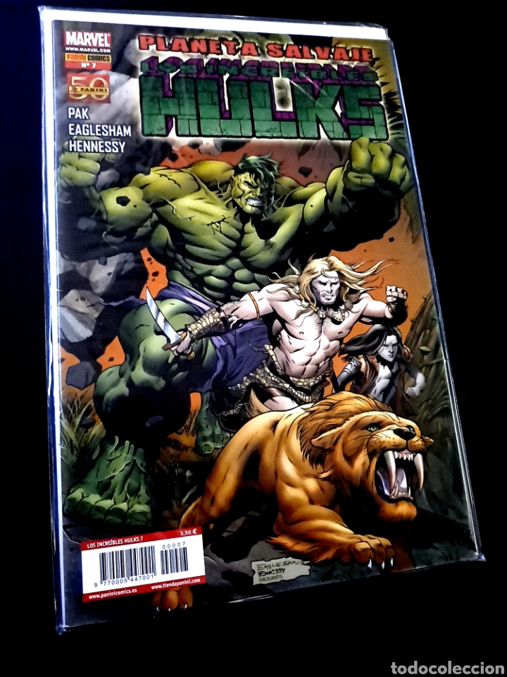 C&oacute;mics: EXCELENTE ESTADO LOS INCREIBLES HULKS 7 PANINI COMICS GRAPA - Foto 1