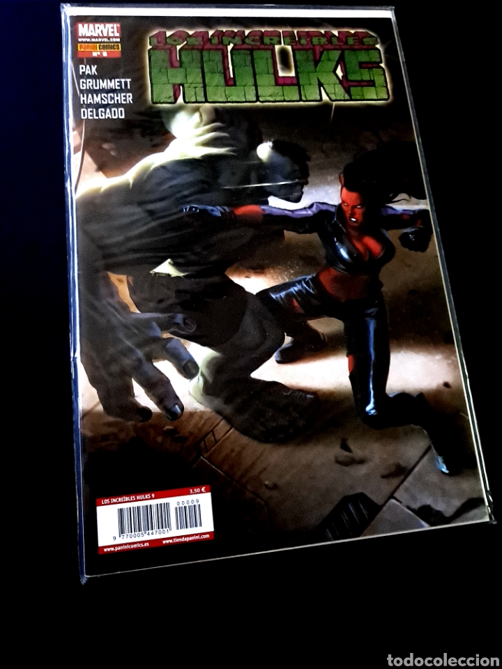 C&oacute;mics: EXCELENTE ESTADO LOS INCREIBLES HULKS 9 PANINI COMICS GRAPA - Foto 1