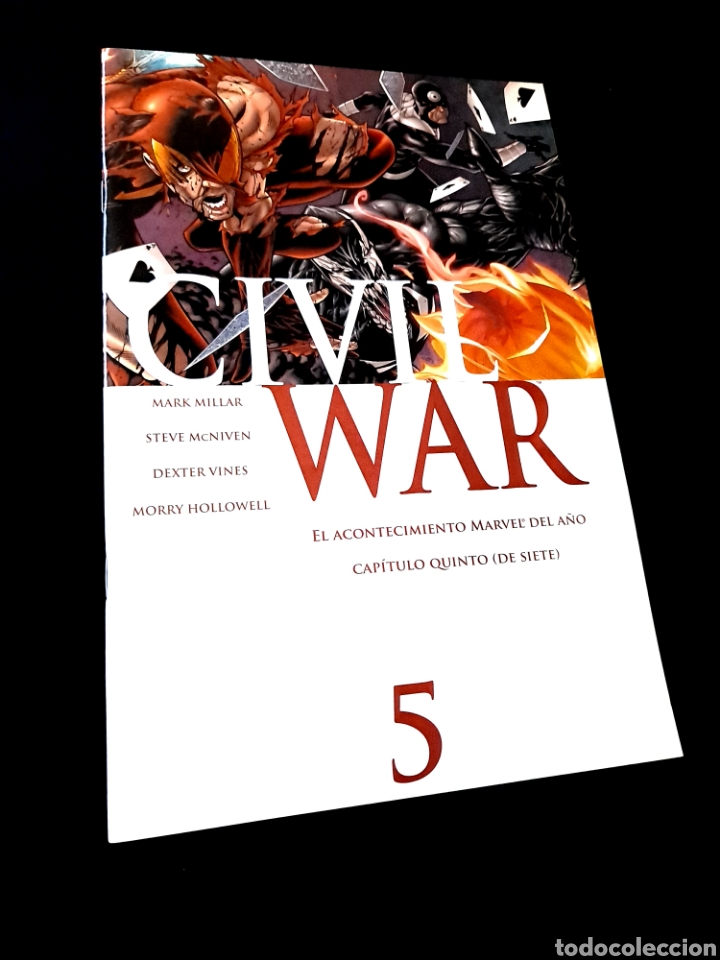 C&oacute;mics: DE KIOSCO CIVIL WAR 5 PANINI COMICS MARVEL GRAPA - Foto 1